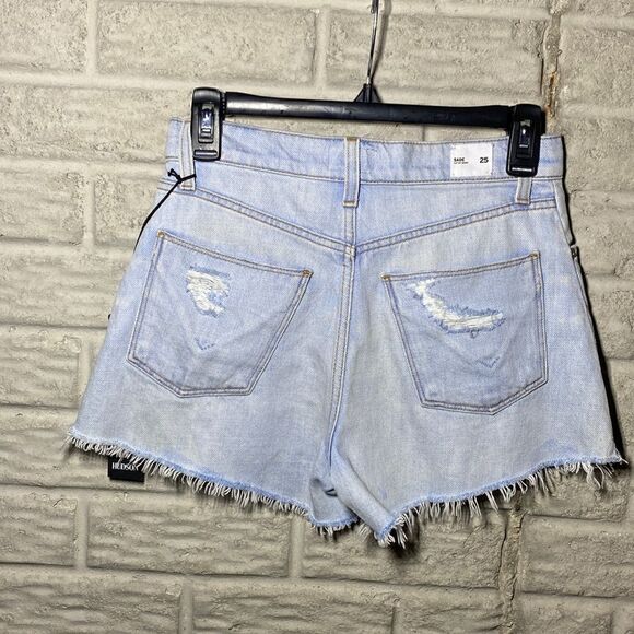 NWT MSRP $145 HUDSON Jeans Sade Treasure Cut Off Short Women's Size 25 - Picture 4 of 9